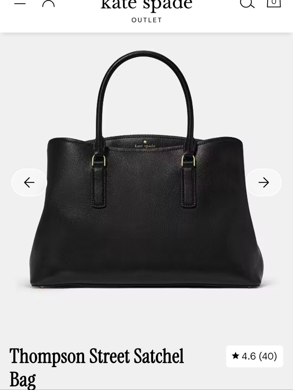 Kate Spade Thompson Street Satchel Bag